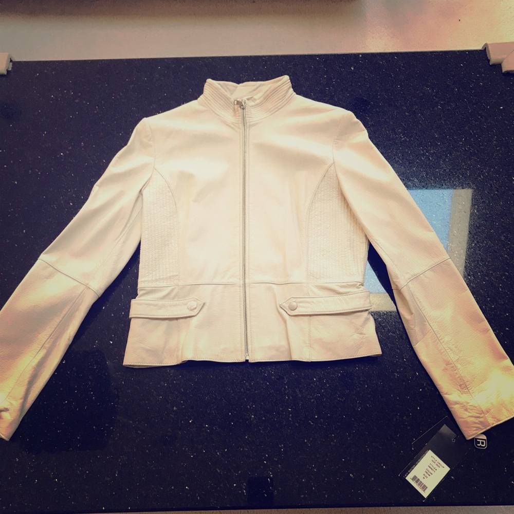 New Women’s Kenneth Cole Leather Jacket size M